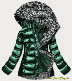 Metalická zimná bunda - Zelena