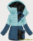 Zimná páperová bunda - Sv.modra-modra