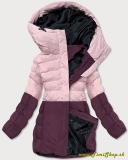 Zimná páperová bunda - Ružova