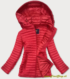 Prechodná bunda s odopínateľnou kapucňou - Červena