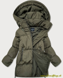 Zimná bunda typu Puffer - Khaki