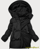 Zimná bunda typu Puffer - Čierna
