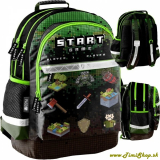 Školský batoh Minecraft - Čierna