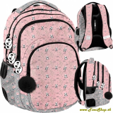 Školský batoh Panda - Ružova