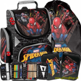 Školská taška/aktovka 3v1 Spider-Man - Siva
