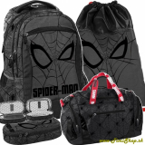 Školský batoh 4v1 Spider Man - Čierna