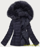 Zimná krátka bunda - Granat