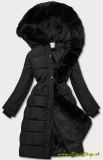 Dlhá zimná bunda - Čierna