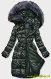 Metalická zimná bunda - Zelena