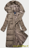 Dlhá zimná bunda - Béžova