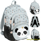 Školský batoh Panda - Siva