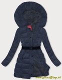 Páperová zimná bunda - Granat