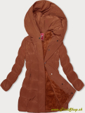 Zimná bunda s kapucňou - Tehlova