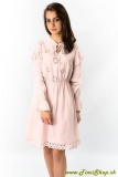 Bavlnené šaty - Ružova