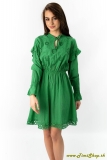 Bavlnené šaty - Zelena