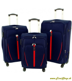 Sada cestovných kufrov 3v1 XXL XL L - Granat