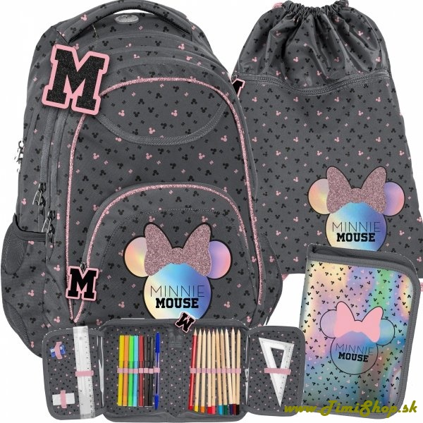 Školský batoh 3v1 Minnie Mouse - Graffit