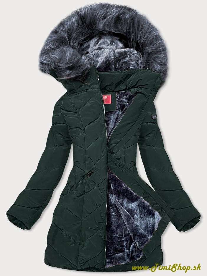 Zimná bunda s kapucňou - Zelana