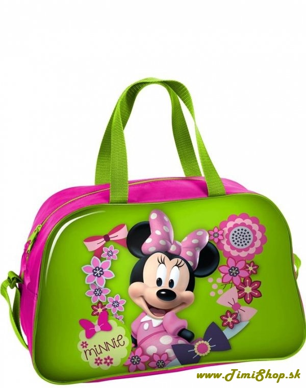 Športová taška/kabela Minnie Mouse - Zelena