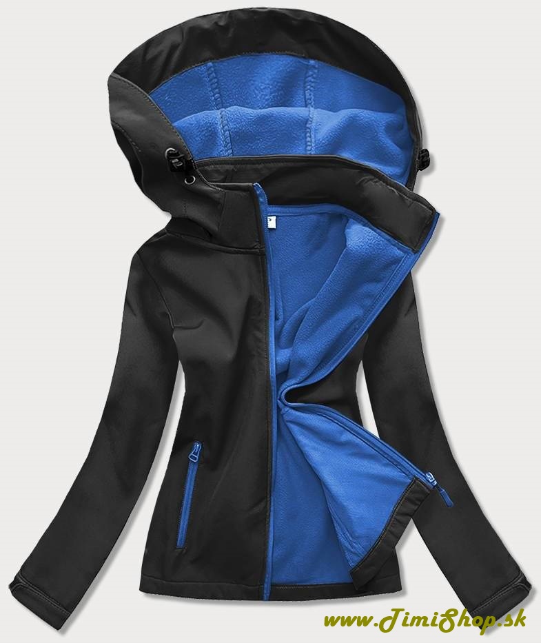Trekingová bunda - Čierna-modra