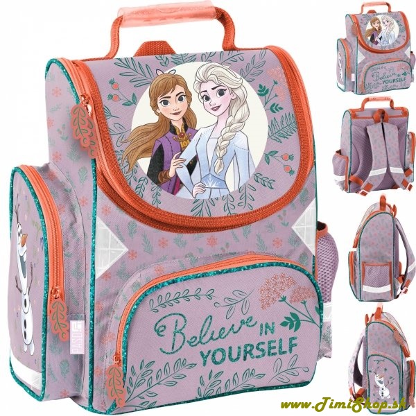 Školská taška/aktovka Frozen - Fialova
