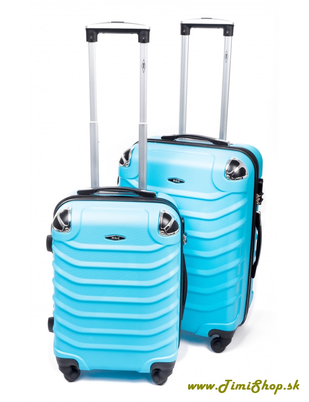 Sada cestovných kufrov 2v1 - Sv.modra