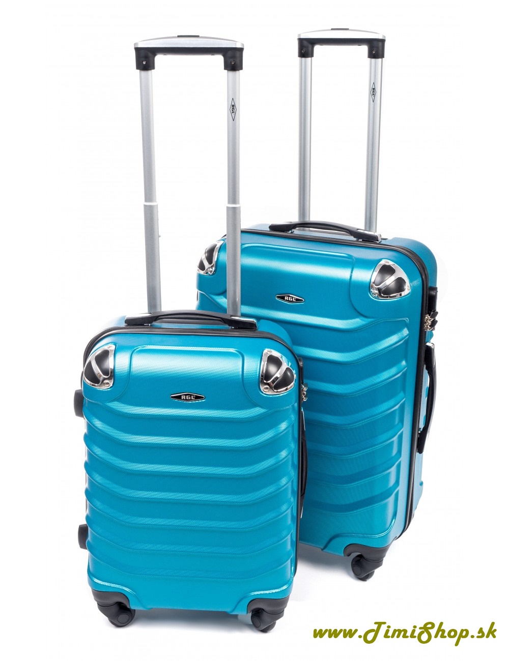 Sada cestovných kufrov 2v1 - Modra