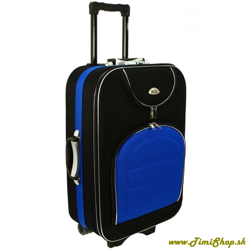 Cestovný kufor Médium XL - Čierna-modra