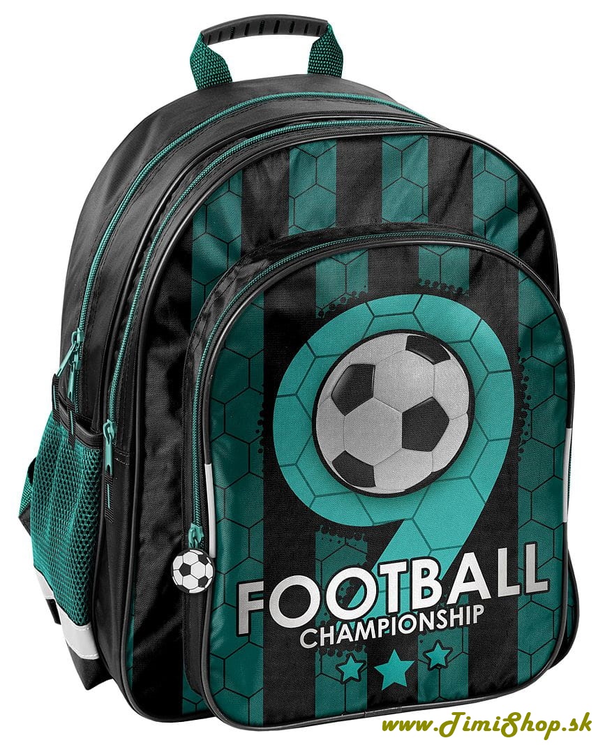 Školský batoh Football - Zeleny