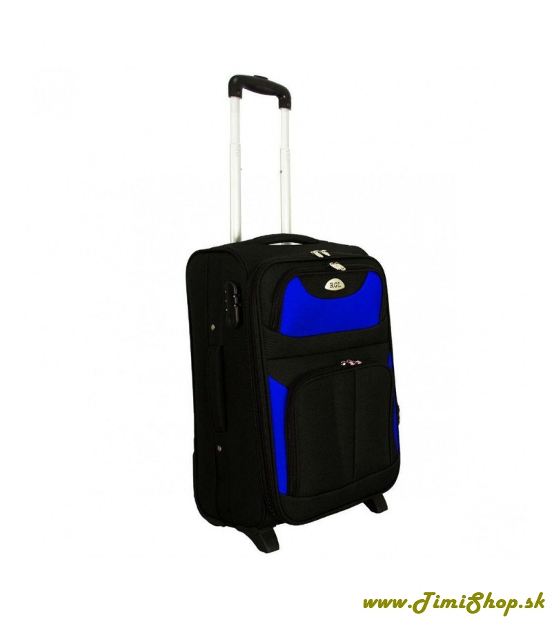 Malý cestovný kufor L - Čierna-modra