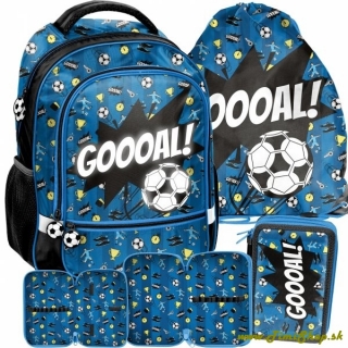 Školský batoh 3v1 Gooal  - Modra