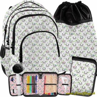 Školský batoh 3v1 Panda 