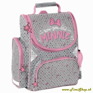 Školská taška/aktovka Minnie Mouse - Siva
