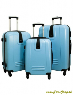 Cestovný kufor súprava 3v1 XXL, XL, L - Sv.modra