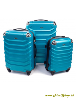 Sada cestovných kufrov 3v1 XXL, XL, L - Modra
