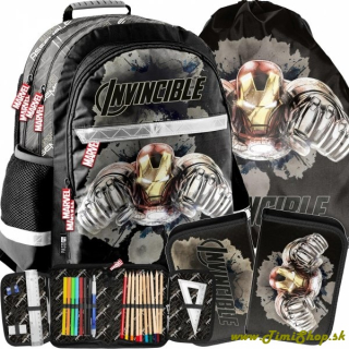 Školský batoh 3v1 Avengers - Čierna