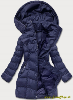 Zimná bunda s kapucňou - Granat