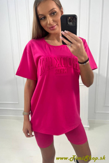 Športová súprava Brooklyn  tričko+legíny - Fuschia