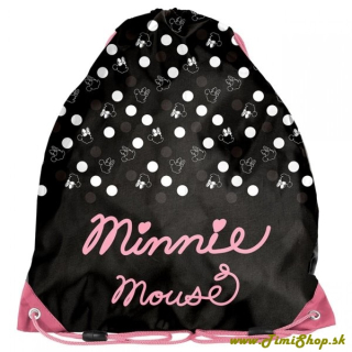Školská taška/vrecúško Minnie Mouse - Čierna