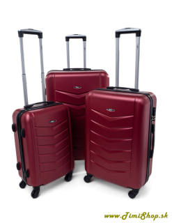 Sada cestovných kufrov L,XL,XXL - Bordo
