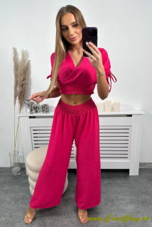 Súprava top + nohavice - Fuchsia