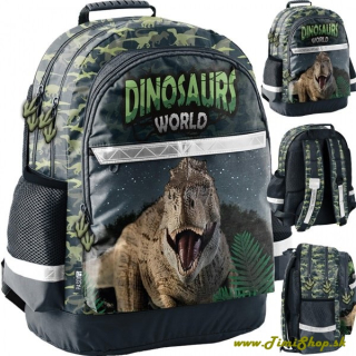 Školský batoh Dinosaurus - Čierna