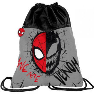 Školská taška/vrecúško SpiderMan - Siva