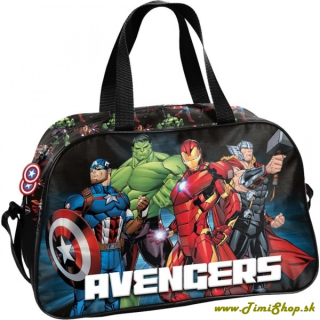 Športová taška Avengers - Čierna