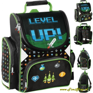 Školská taška/aktovka Game Pixels - Čierna