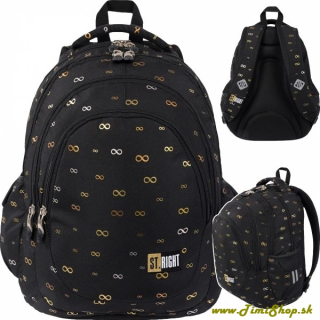 Školský batoh Infinity - Čierna