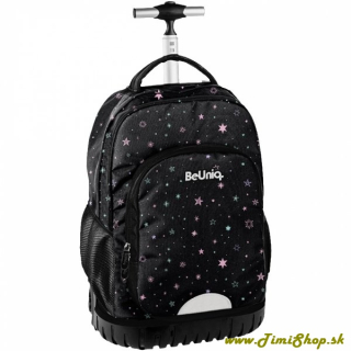 Školský batoh na kolieskach Hviezdy - Čierna