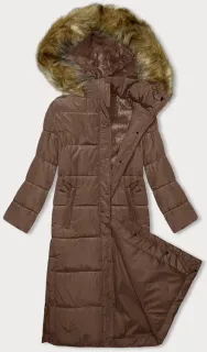 Dlhá zimná bunda - Béžova