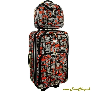 Cestovný kufor + kufrík - Farba 10 (L + L)