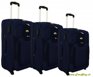 Sada cestovných kufrov 3v1 - Granat